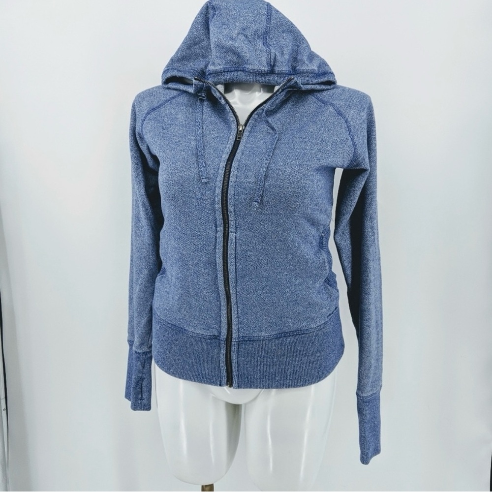 Patagonia zip up sweater with thumb holes